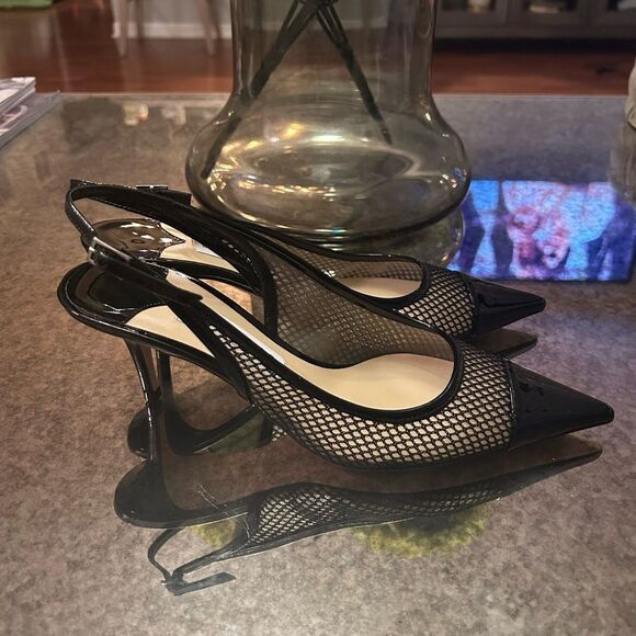 Jimmy Choo Anika Sport Mesh Slingback Heels 65mm - Picture 4 of 8